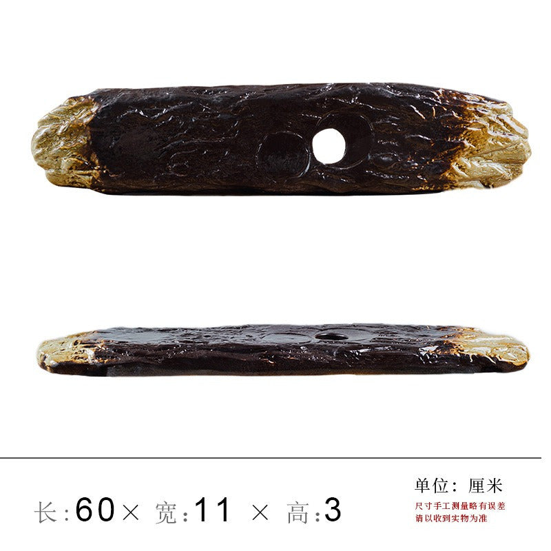 Pot Base Zen Ceramic Fish Tank with Water Circulation and Plant Filter Ceramic Fish Bowl with Hydroponic Filter