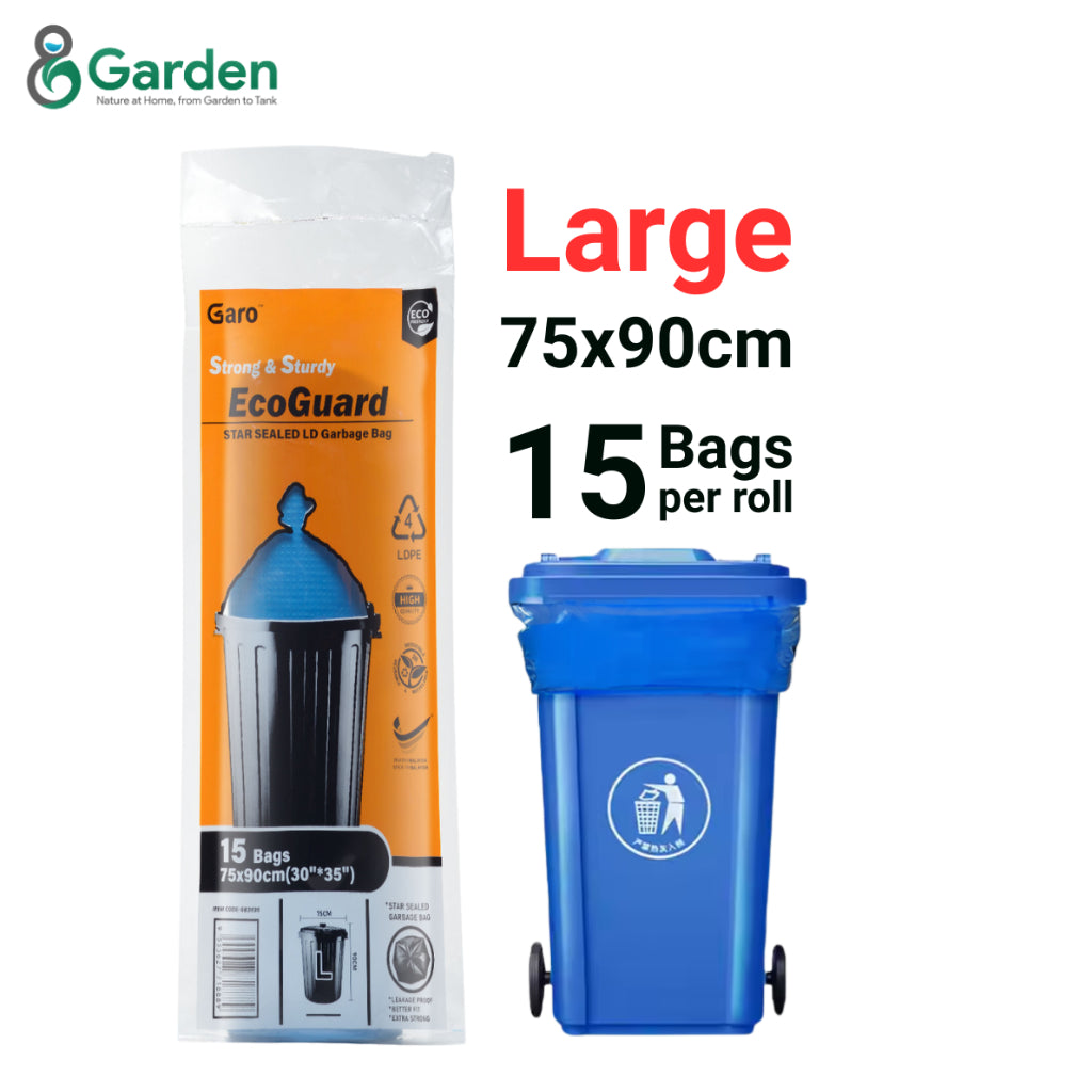 S / M / L / XL Plastic Garbage Bag LDPE HDPE Rubbish Bag Plastik Beg Sampah ๅๅพ่ข Lemon Scent