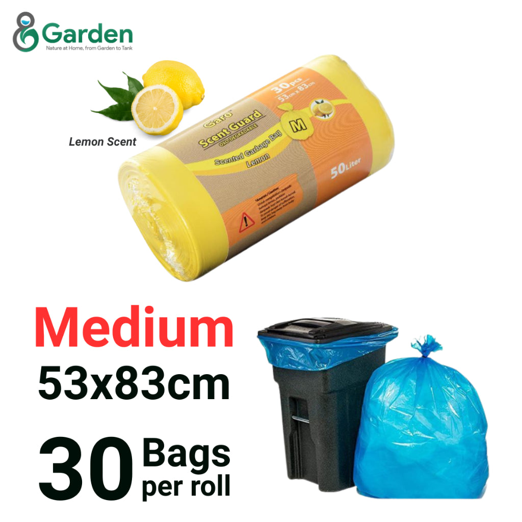 S / M / L / XL Plastic Garbage Bag LDPE HDPE Rubbish Bag Plastik Beg Sampah ๅๅพ่ข Lemon Scent