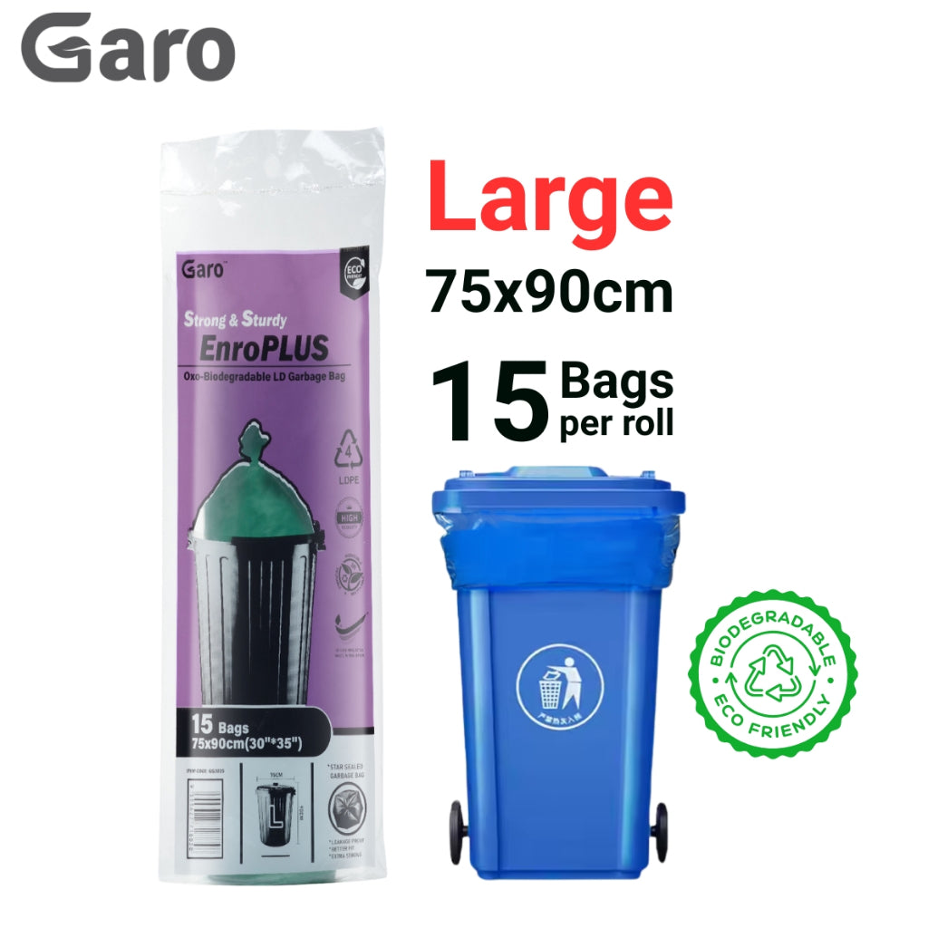 GaroPAC EnroPLUS LDPE Garbage Bag (Large)