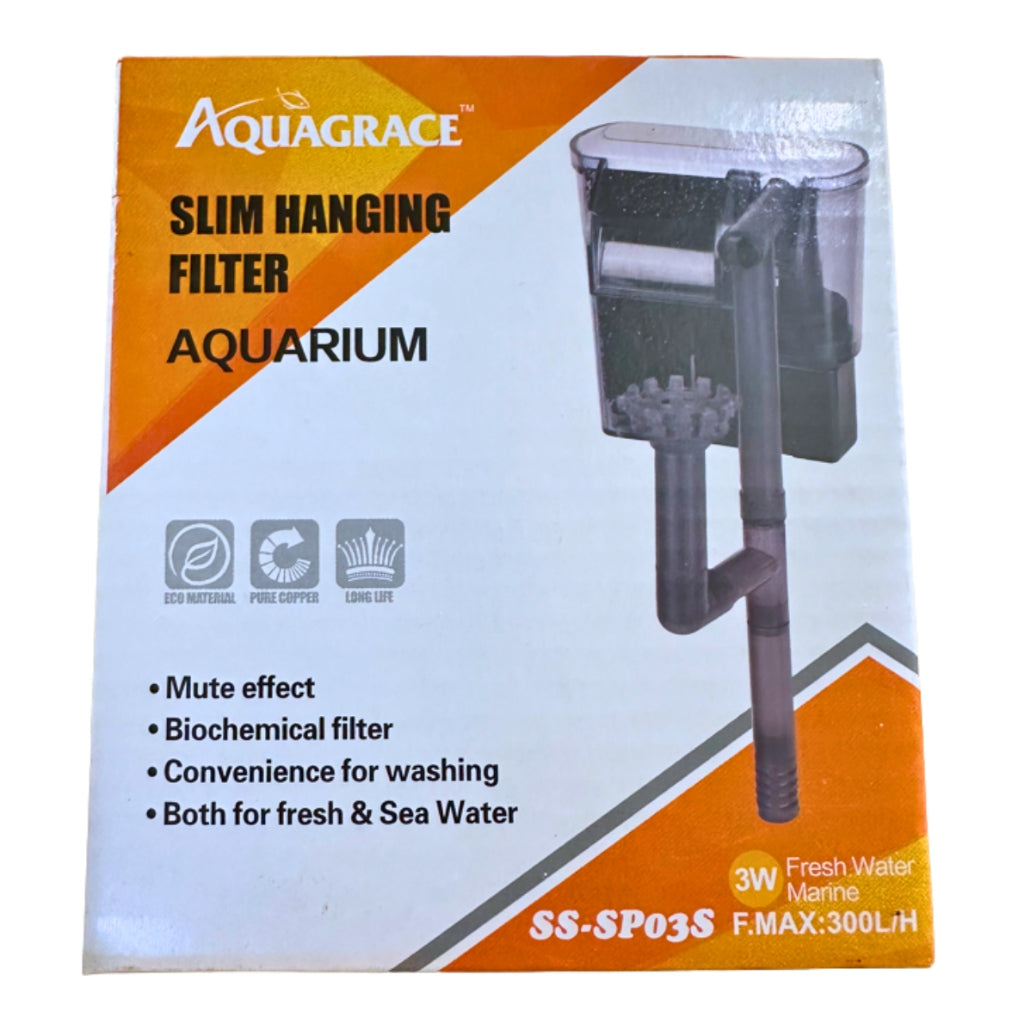Hang-On Filter Aquarium Penapis Filter Tank 250L/H to 400L/H