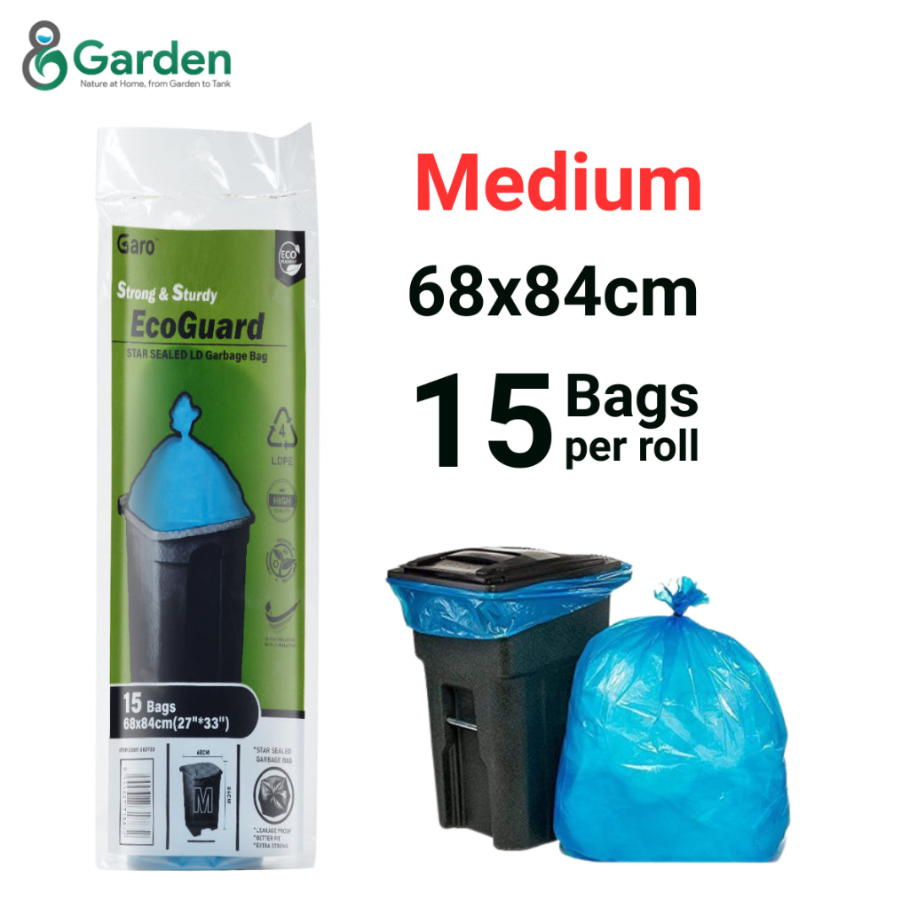 S / M / L / XL Plastic Garbage Bag LDPE HDPE Rubbish Bag Plastik Beg Sampah ๅๅพ่ข Lemon Scent