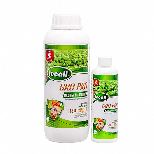 Jecall-Bio GRO PRO 250ml – Baja Foliar Tumbesaran, Spray Baja Sayur & Pokok, Growing Plant Fertilizer