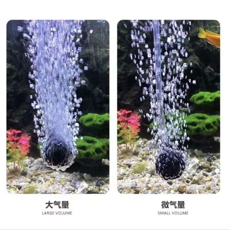 Batu Udara Bulat Akuarium (2cm / 3cm / 4cm / 5cm) – Round Shape Air Stone for Aquarium & Hydroponic