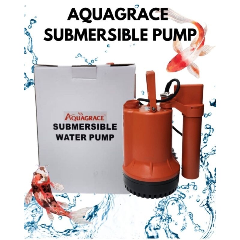 AQUAGRACE DL180 / DL180A Submersible Water Pump – 120W, 9000L/H | Manual & Auto Float | For Aquarium, Pond, Landscape