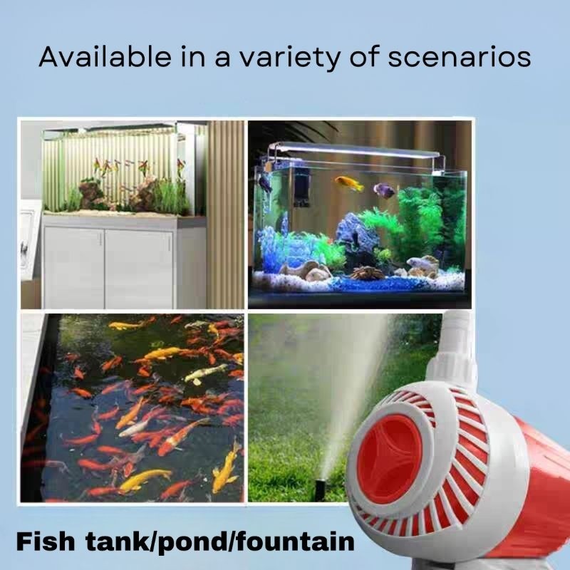 AQUAGRACE SS-AQ-ECO9000 Energy Saving Submersible Water Pump | Silent Aquarium & Pond Pump 节能潜水泵