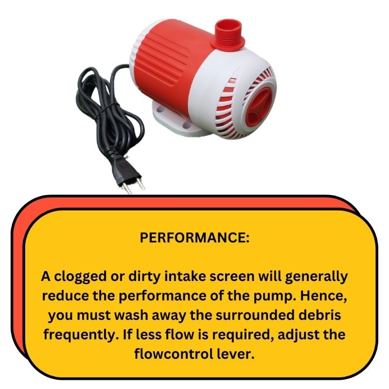 AQUAGRACE SS-AQ-ECO9000 Energy Saving Submersible Water Pump | Silent Aquarium & Pond Pump 节能潜水泵