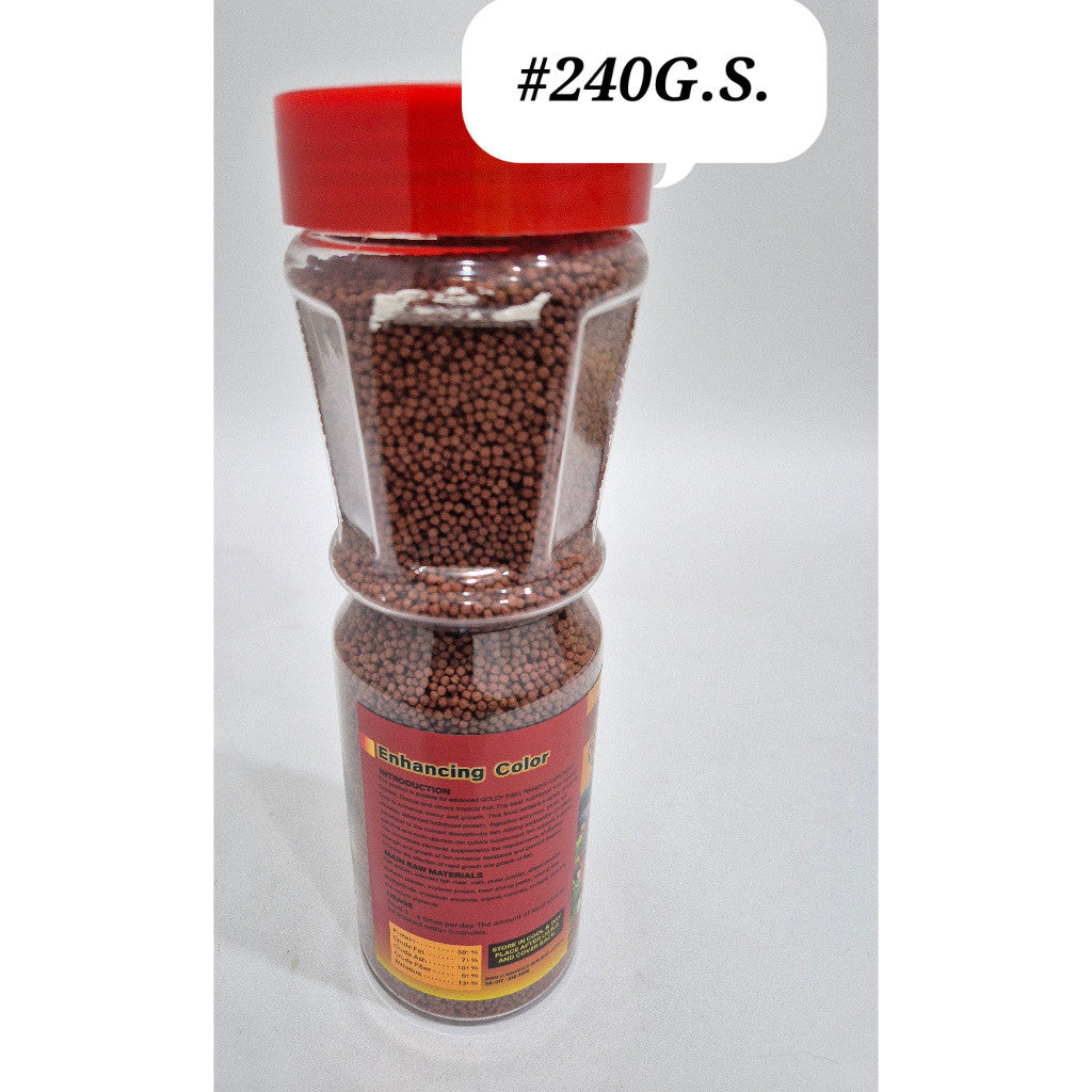 DL Fast Color Floating Pellet Fish Food 240g (S/M) | Makanan Ikan Tropika Berprotein Tinggi