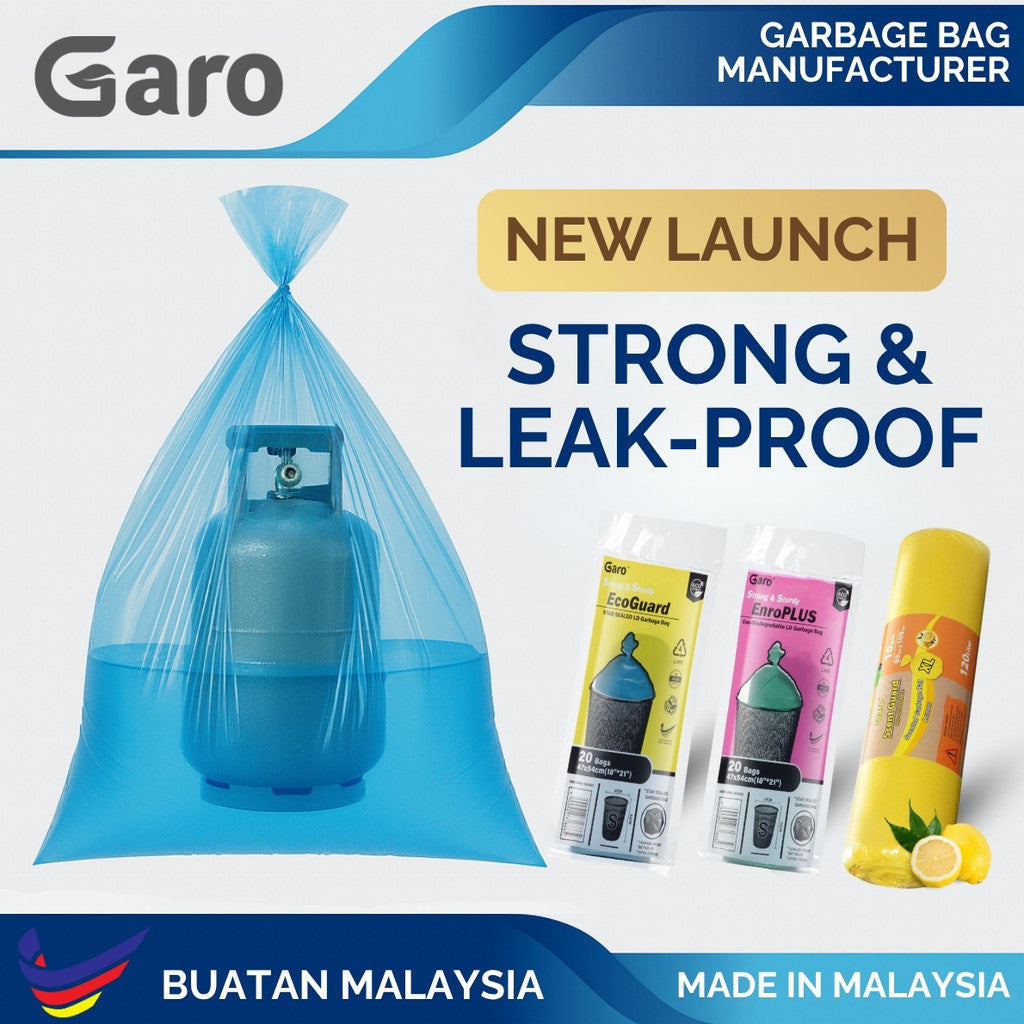 S / M / L / XL Plastic Garbage Bag LDPE HDPE Rubbish Bag Plastik Beg Sampah ๅๅพ่ข Lemon Scent