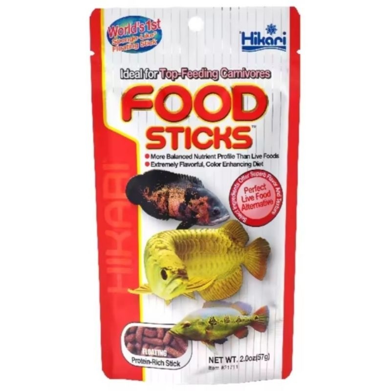 Hikari Tropical Food Sticks 250g | For Arowana & Large Carnivorous Fish | Makanan Ikan
