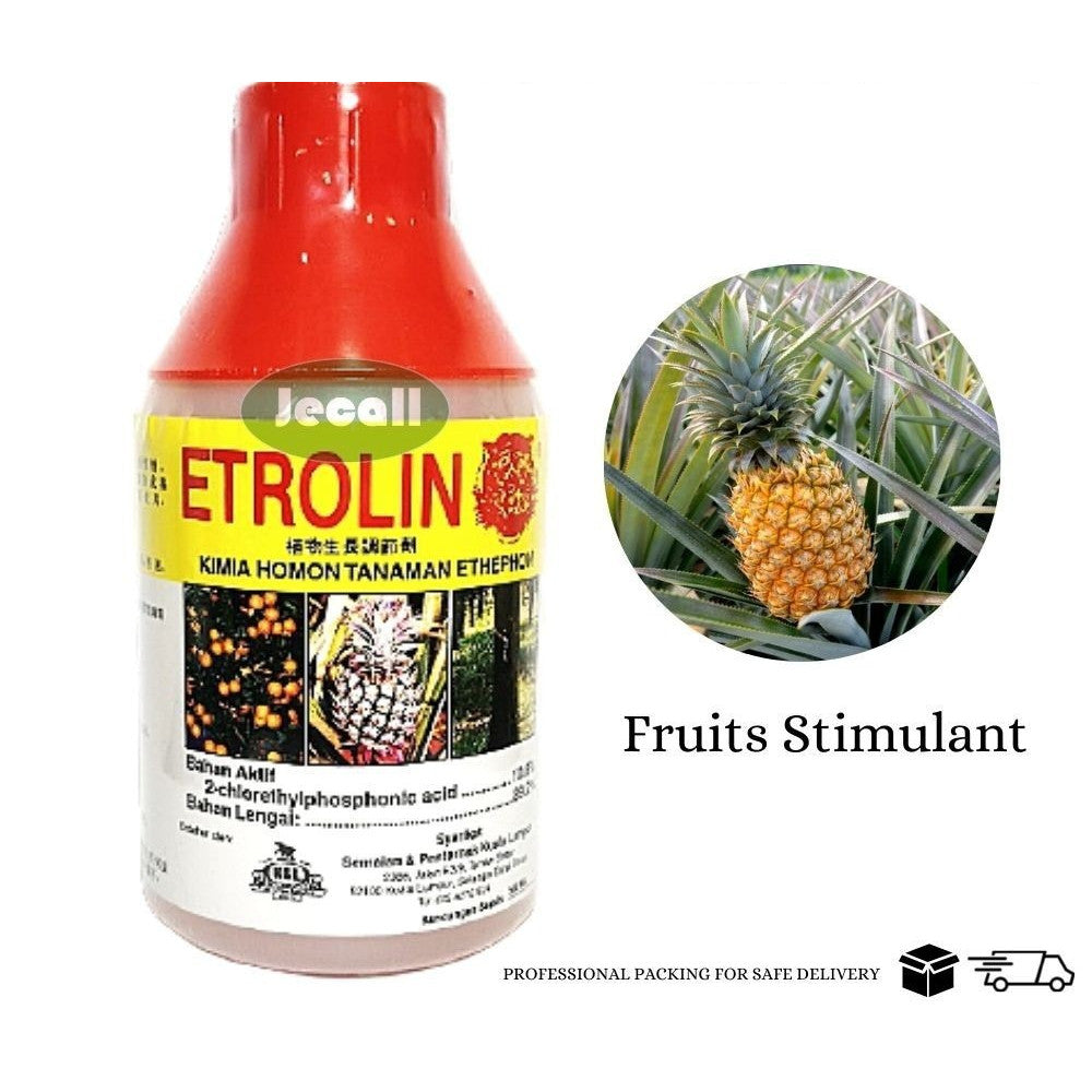 Etrolin 10.8% Pineapple Fruit Regulator 500ml / Air Penggalak Pokok Nanas Berbunga / Ethephon 10.8% / 100% Original