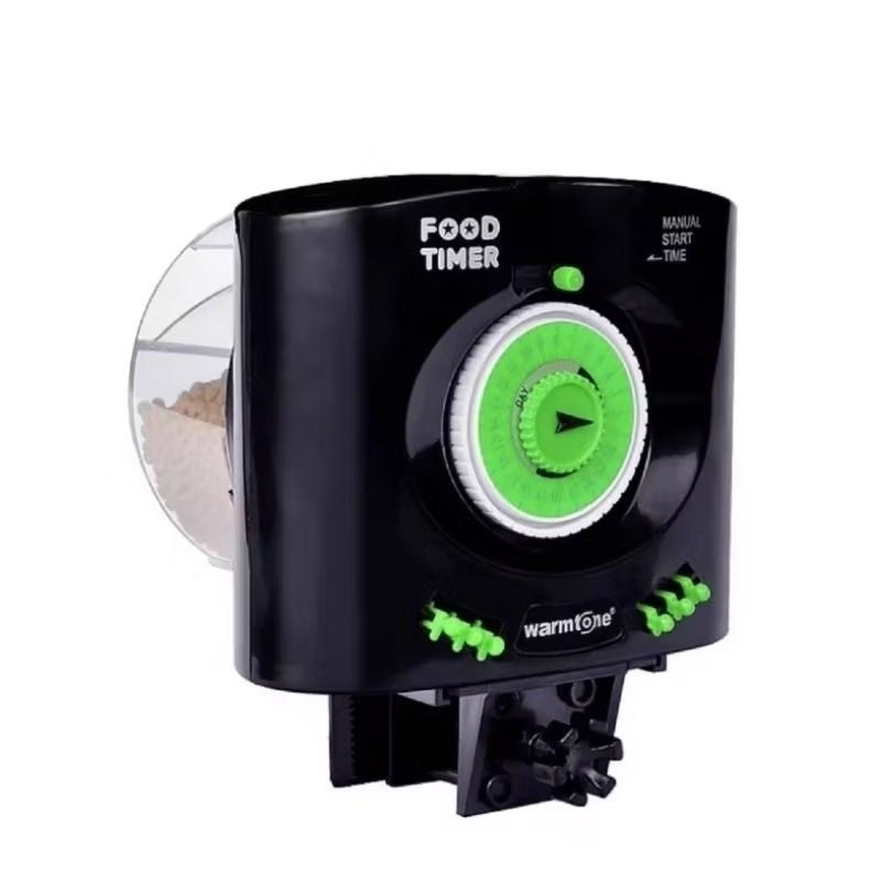 Warmtone Automatic Fish Feeder Timer - Aquarium Food Dispenser for Fish Tank & Pond (Auto Feeder)