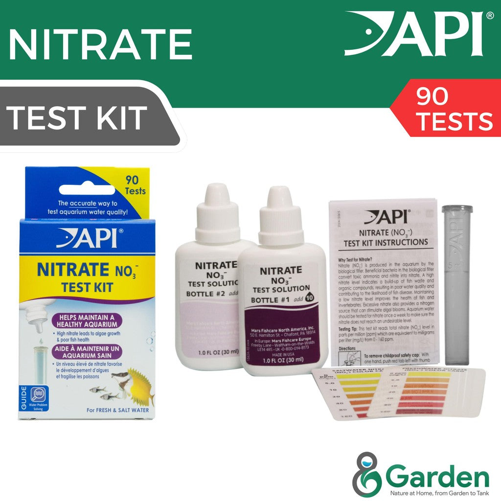 API Nitrate Test Kit Kit Ujian Nitrat untuk Air Tawar & Garam - 90 Ujian