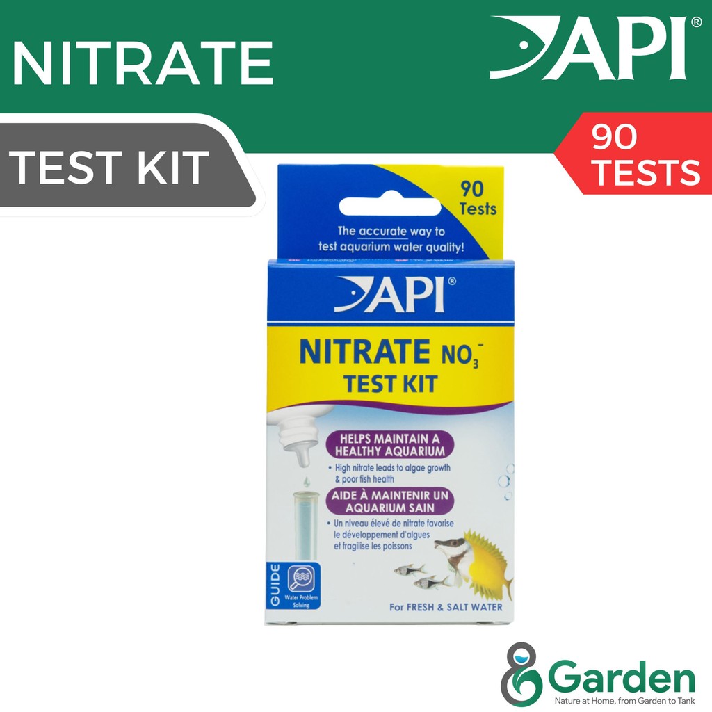 API Nitrate Test Kit Kit Ujian Nitrat untuk Air Tawar & Garam - 90 Ujian