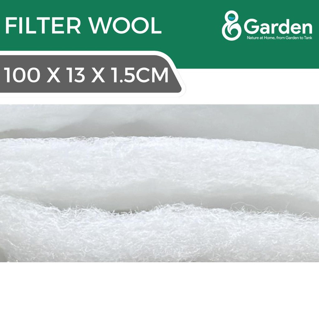 Filter Wool Roll 100x13x1.5cm - Serat Halus untuk Air Jernih dalam Akuarium dan Tangki Ikan