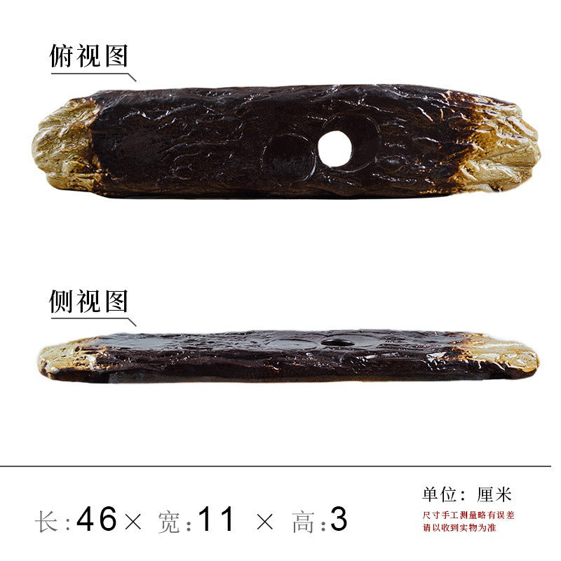 Pot Base Zen Ceramic Fish Tank with Water Circulation and Plant Filter Ceramic Fish Bowl with Hydroponic Filter