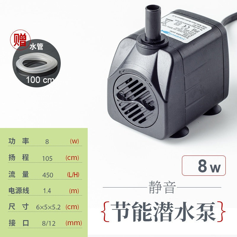 3W 4W 5W 8W Aquarium Water Circulation Pump Fish Tank Water Pump Submersible Aquarium Pump Pam Ikan Pam Air Akuarium