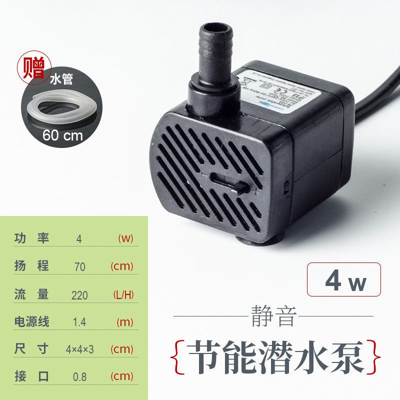 3W 4W 5W 8W Aquarium Water Circulation Pump Fish Tank Water Pump Submersible Aquarium Pump Pam Ikan Pam Air Akuarium