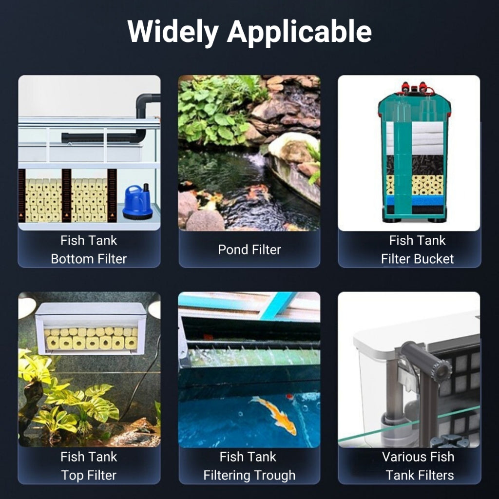 YEE【PREMIUM】5D Nano Pillar Bacteria House Improve Water Quality Media Filter Material