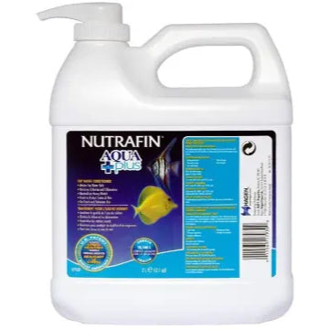 Nutrafin Aqua Plus Anti-Chlorine | Water Conditioner for Aquariums (250ml / 500ml / 2L)