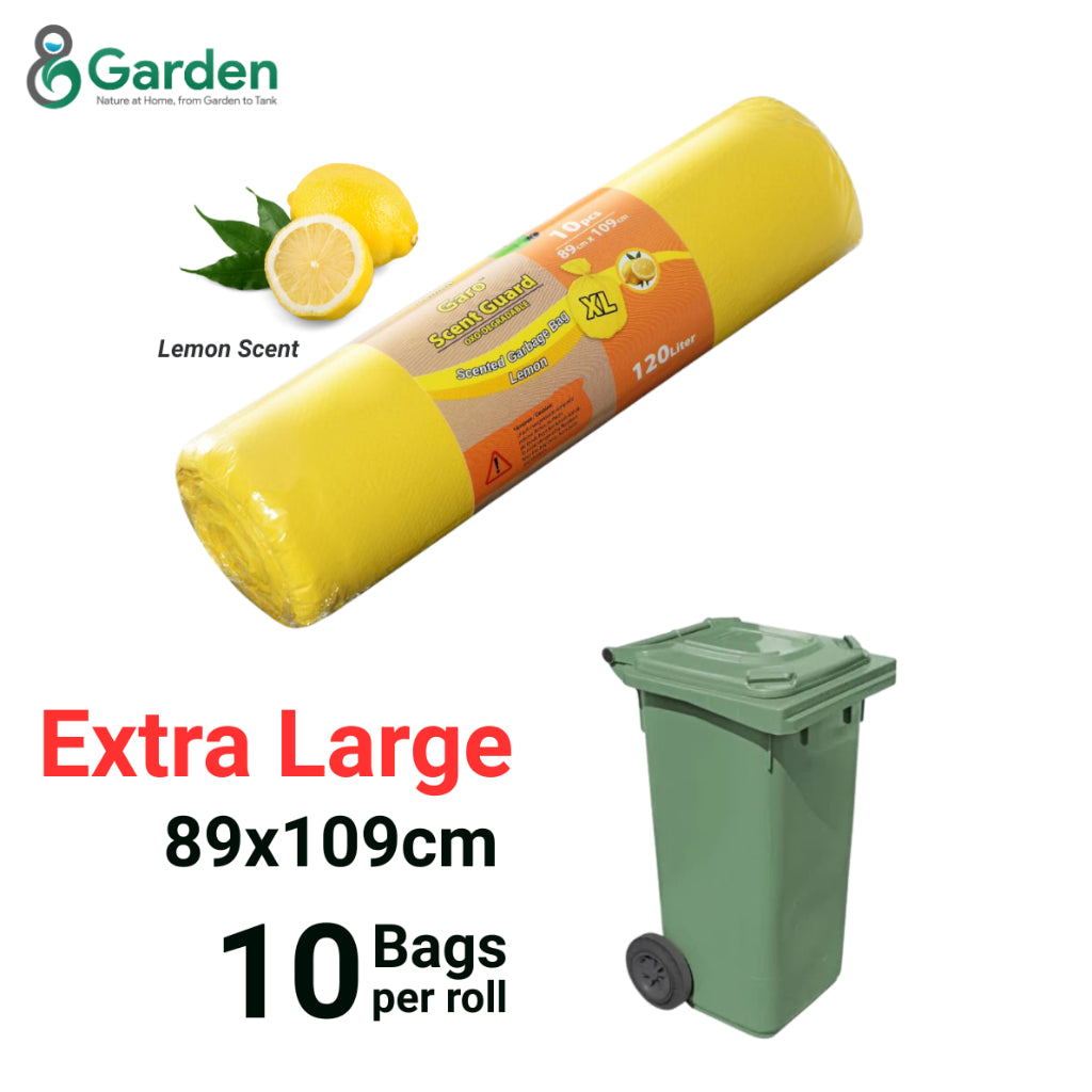 S / M / L / XL Plastic Garbage Bag LDPE HDPE Rubbish Bag Plastik Beg Sampah 垃圾袋 Lemon Scent