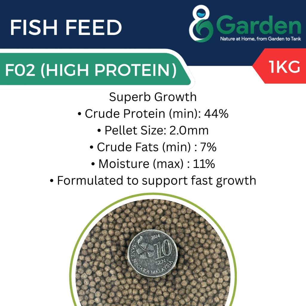 1KG Premium Dindings Makanan Ikan Aquarium Kolam Guppy Betta Koi Talapia Puyu Kelah Catfish Fish Food Pallet Dedak 鱼料