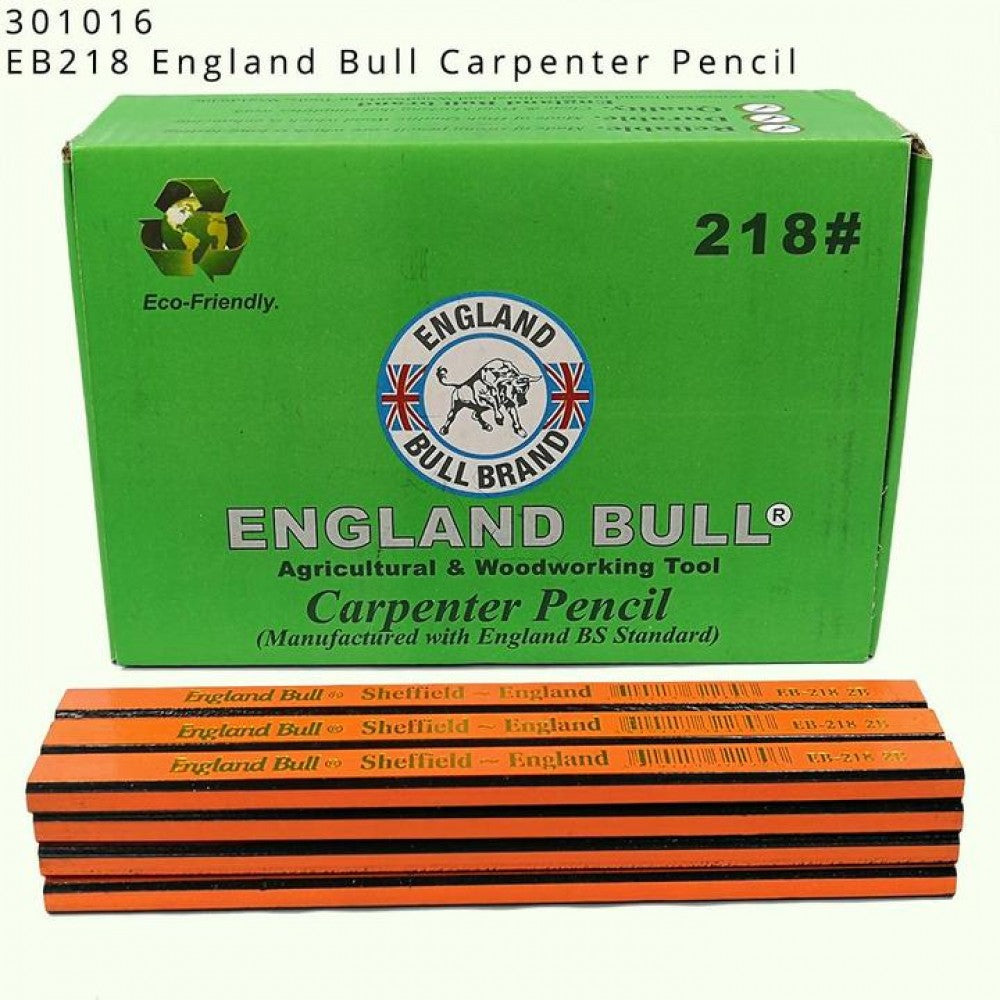 [Clearance] 32pcs 175mm England Bull Carpenter's Pencil