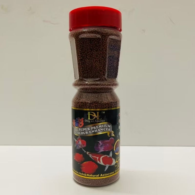 Super Premium Colour Enhance (Medium Pellet / Small Pellet), (120g / 240g) (Fish Food, Makanan Ikan, 鱼饲料)