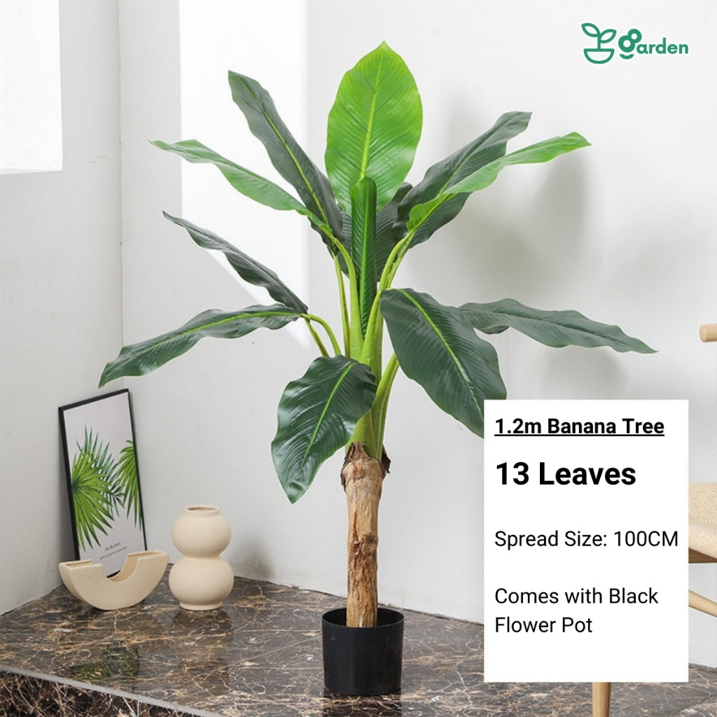 36CM-125CM Artificial Plant Artificial Tree Artificial Leaves Artificial Potted Indoor Plant Decoration Pokok Hiasan