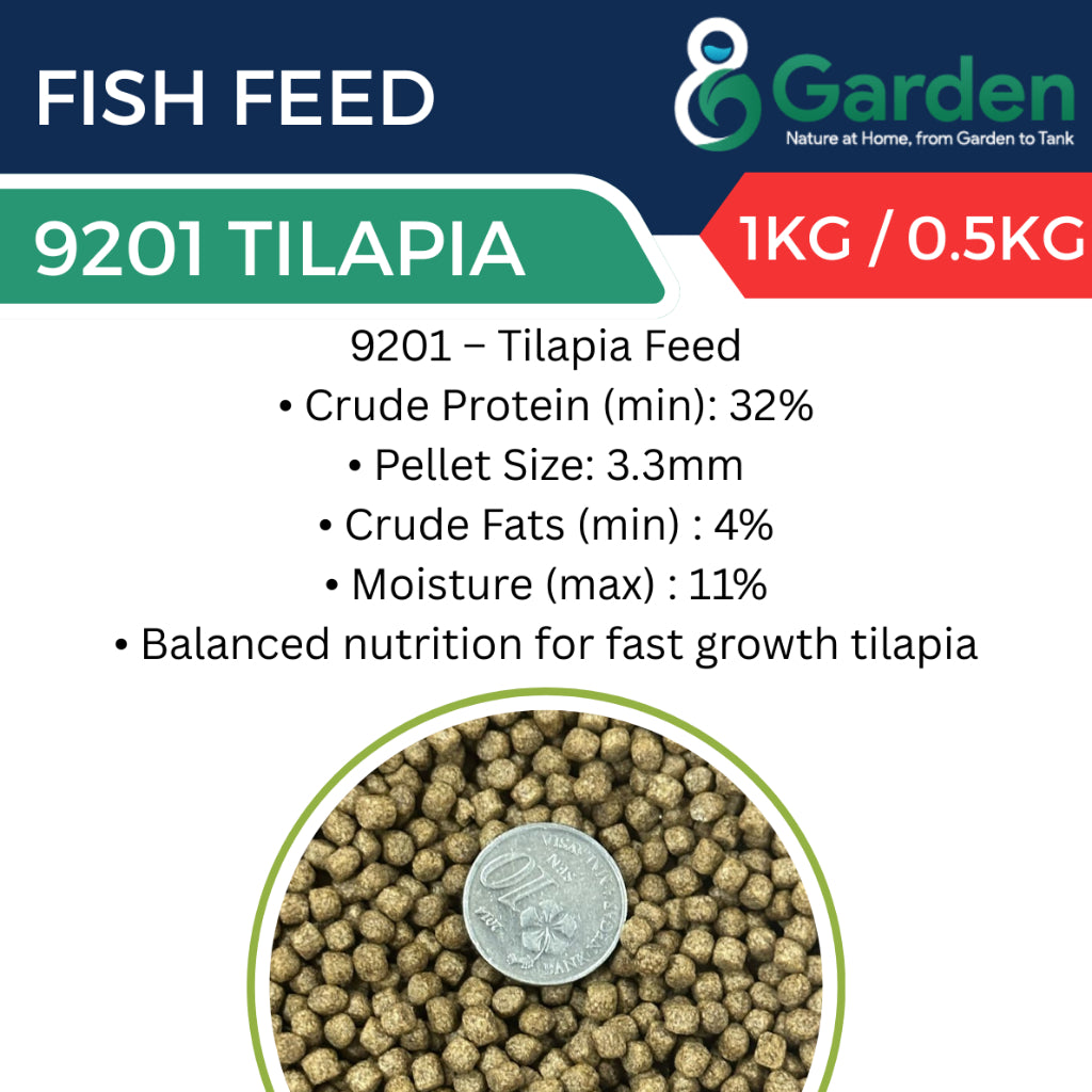 1KG Premium Dindings Makanan Ikan Aquarium Kolam Guppy Betta Koi Talapia Puyu Kelah Catfish Fish Food Pallet Dedak 鱼料