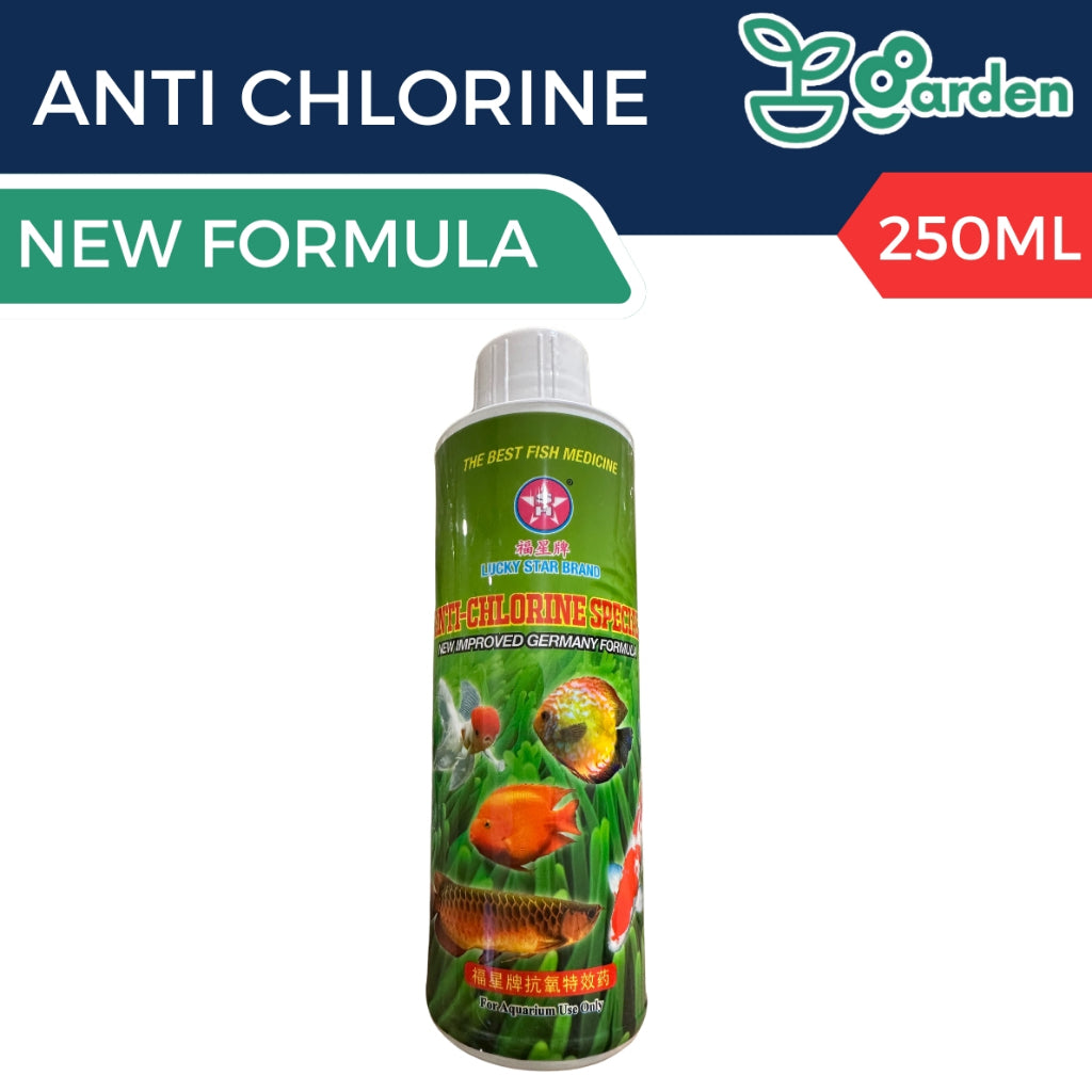 Anti-Chlorine for Aquarium (New Improved Germany Formula) 250ml