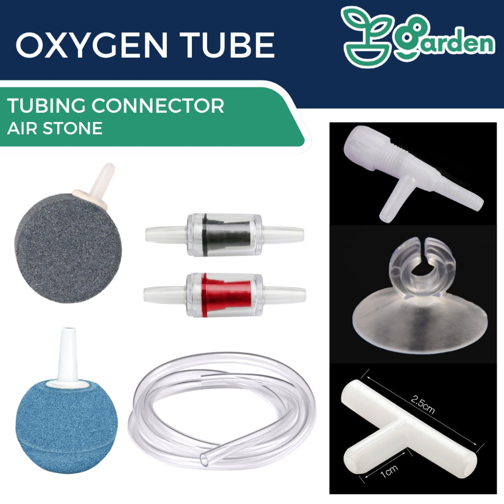 Hose Aquarium 4mm Air Stone One Way Valve On Off Joint Fish Ikan Tangki Pump Pam Connector Akuarium BBS Pipe oksigen O2