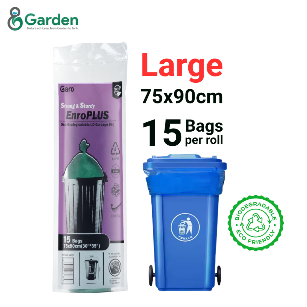 S / M / L / XL Plastic Garbage Bag LDPE HDPE Rubbish Bag Plastik Beg Sampah 垃圾袋 Lemon Scent