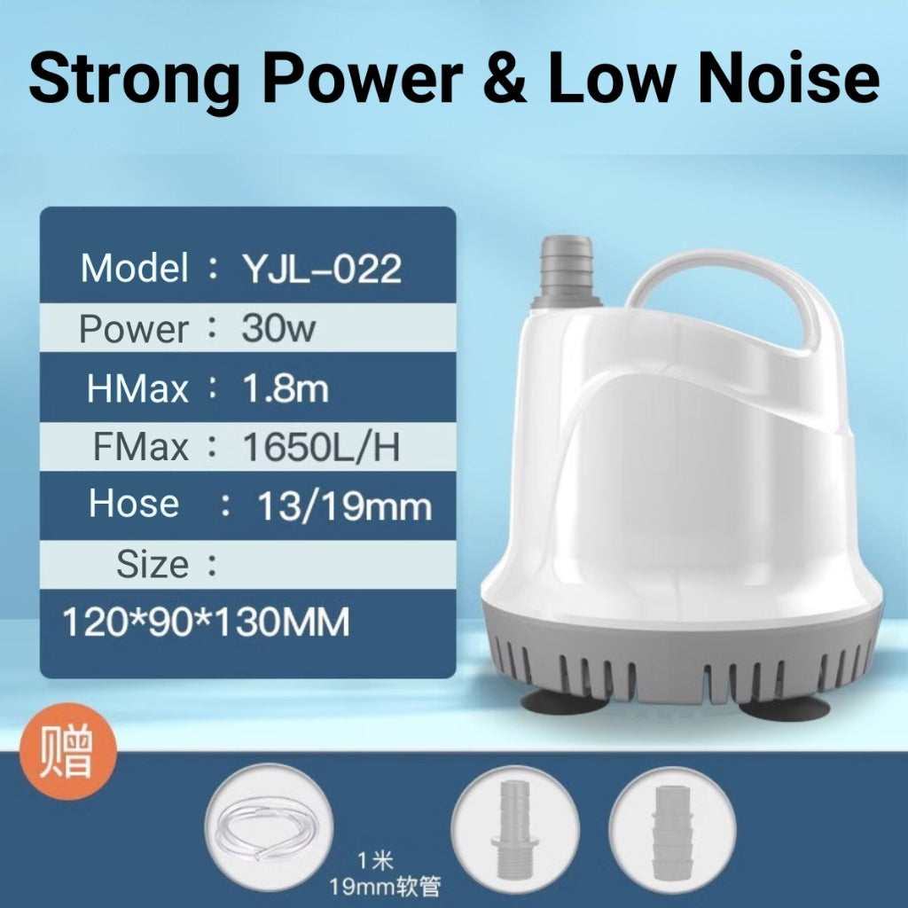 [FREE HOSE] Submersible Aquarium Water Pump Cycle Filter Fish Tank Powerhead Fountain Pond