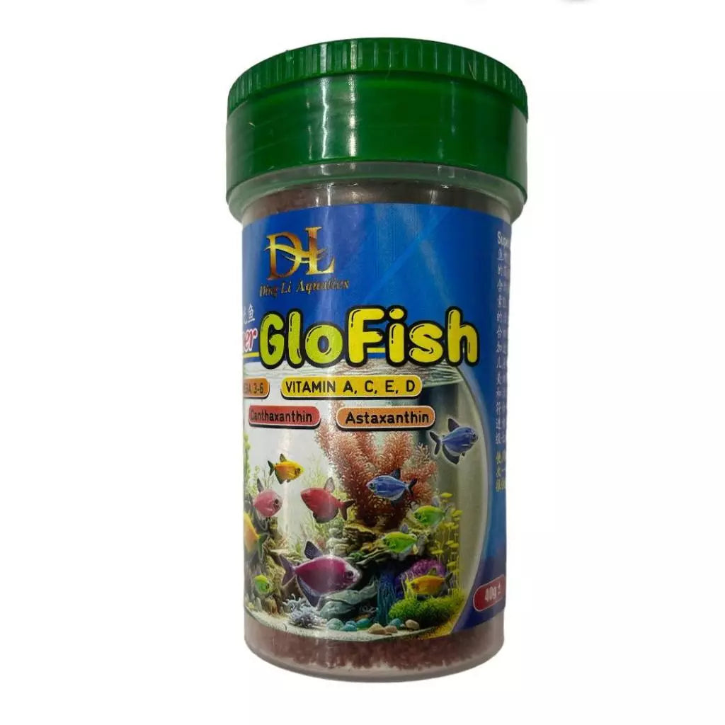DL Super Glofish 40g | Professional Tropical Fish Color Enhancing Feed