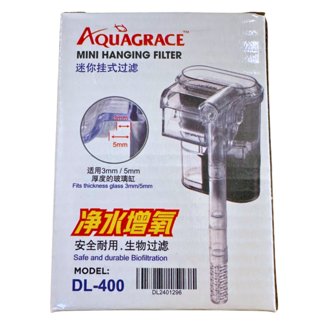 Hang-On Filter Aquarium Penapis Filter Tank 250L/H to 400L/H