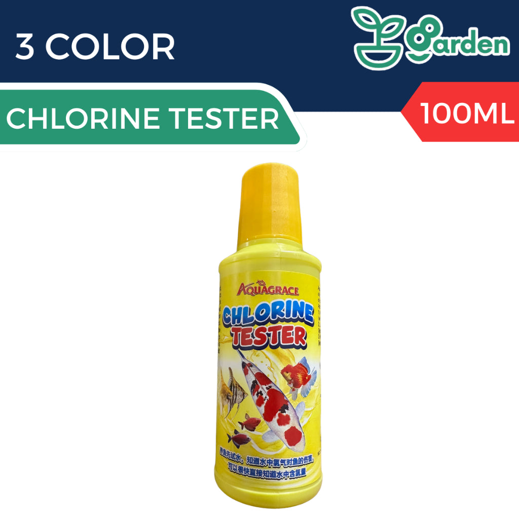 AquaGrace Premium Chlorine Tester 100ml - Accurate Water Testing for Aquarium & Pond