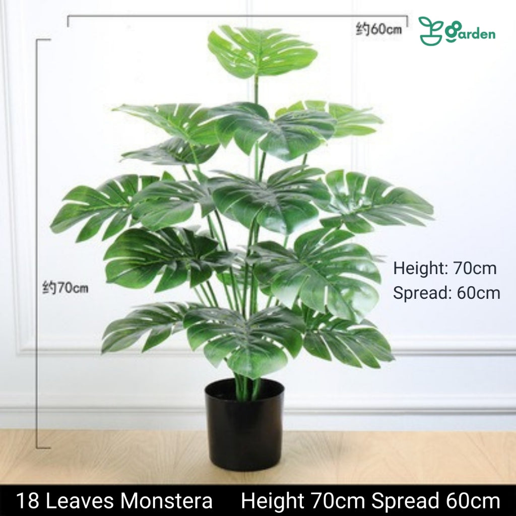 36CM-125CM Artificial Plant Artificial Tree Artificial Leaves Artificial Potted Indoor Plant Decoration Pokok Hiasan