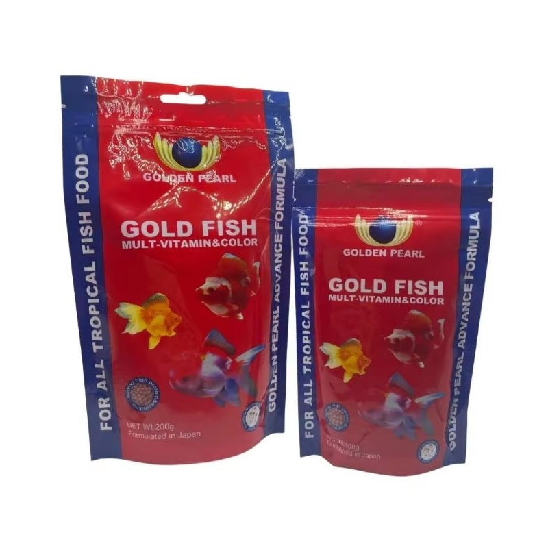 GOLDEN PEARL GOLDFISH MULTI-VITAMIN & COLOUR 100G / 200G (Fish Food, Makanan Ikan, 鱼饲料)