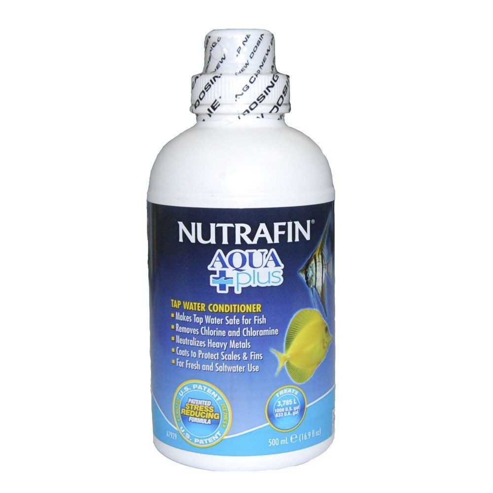 Nutrafin Aqua Plus Anti-Chlorine | Water Conditioner for Aquariums (250ml / 500ml / 2L)