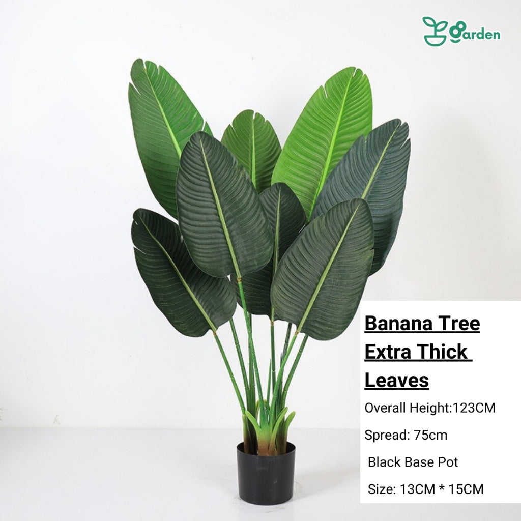 36CM-125CM Artificial Plant Artificial Tree Artificial Leaves Artificial Potted Indoor Plant Decoration Pokok Hiasan