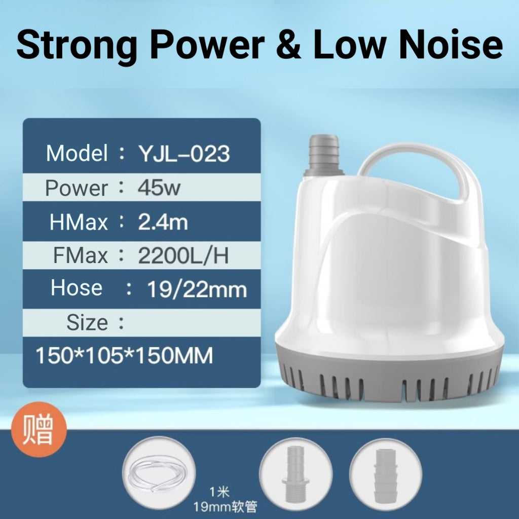 [FREE HOSE] Submersible Aquarium Water Pump Cycle Filter Fish Tank Powerhead Fountain Pond