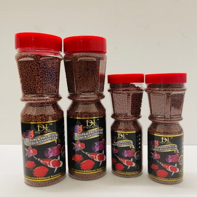 Super Premium Colour Enhance (Medium Pellet / Small Pellet), (120g / 240g) (Fish Food, Makanan Ikan, 鱼饲料)