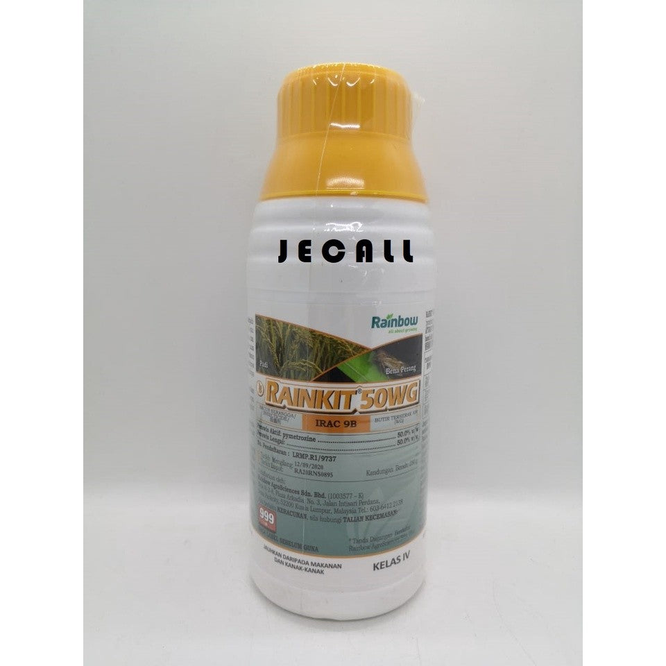 Rainbow Rainkit 50WG 250g – Pymetrozine 50%, Kawalan Bena Perang, Lalat Putih & Lelompat Daun, 100% Original