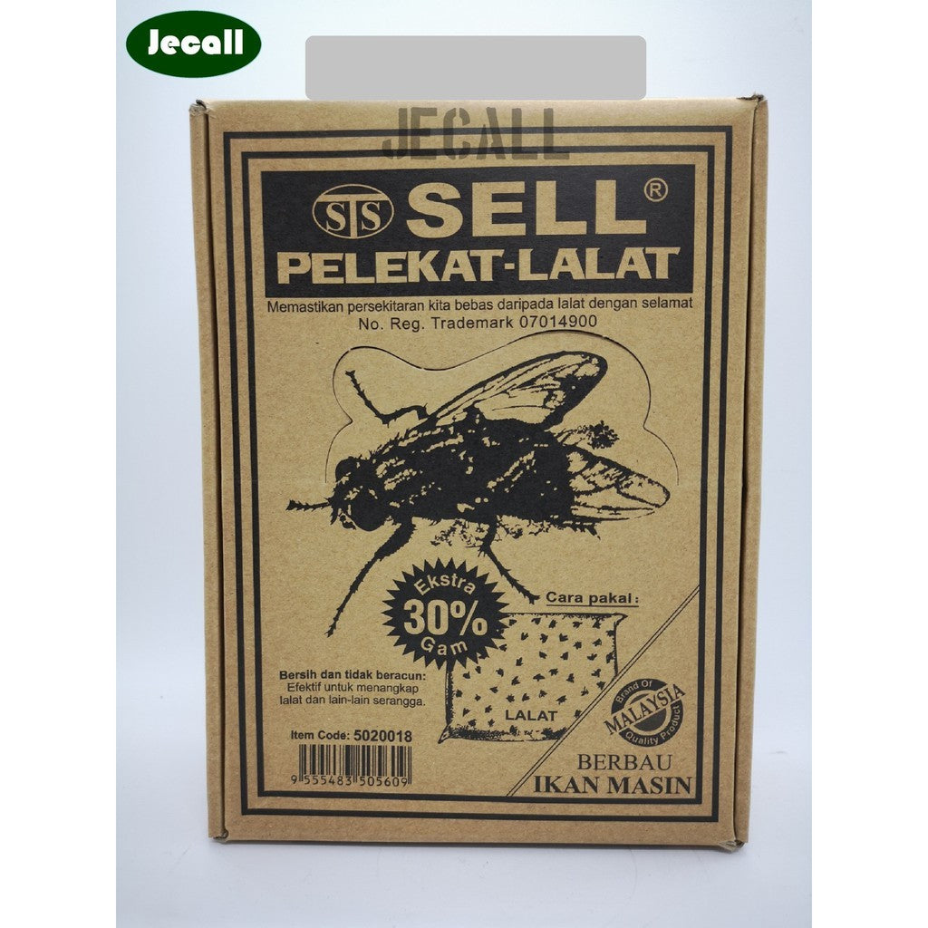 STS Flies Glue Trap 100pcs – Pelekat Lalat Kuat & Berkesan, Fly Catcher Trap, 100% Original