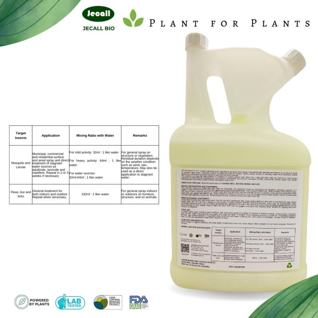 Jecall-Bio DrMosquito 3in1 – Spray Penghalau Nyamuk Semula Jadi, ULV Fogging, Anti-Mosquito Solution