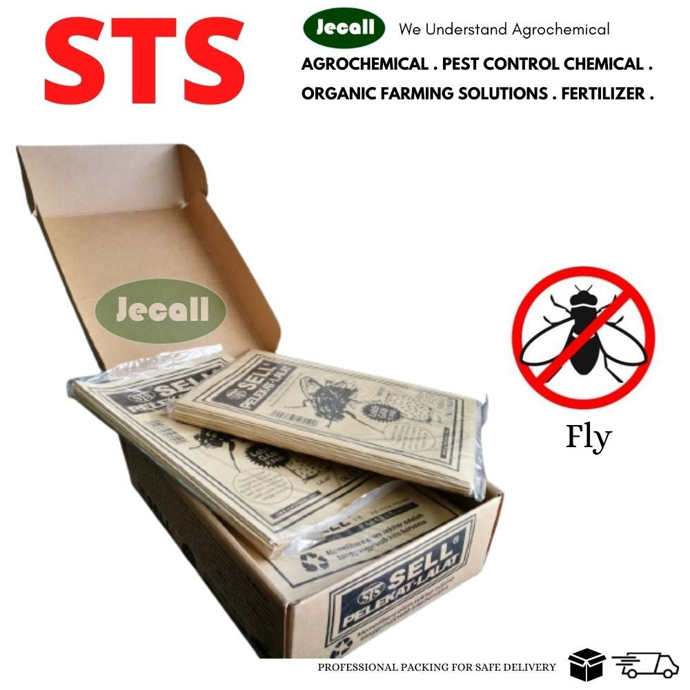 STS Flies Glue Trap 100pcs – Pelekat Lalat Kuat & Berkesan, Fly Catcher Trap, 100% Original