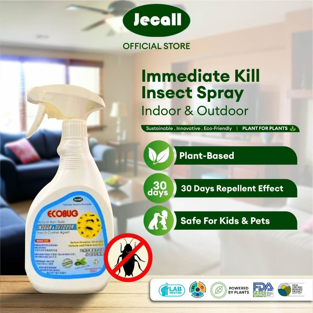 Jecall-Bio DrMosquito Spray 250ml – Penghalau Nyamuk Bayi, Plant-Based, Skin Safe, Travel Anti-Mosquito