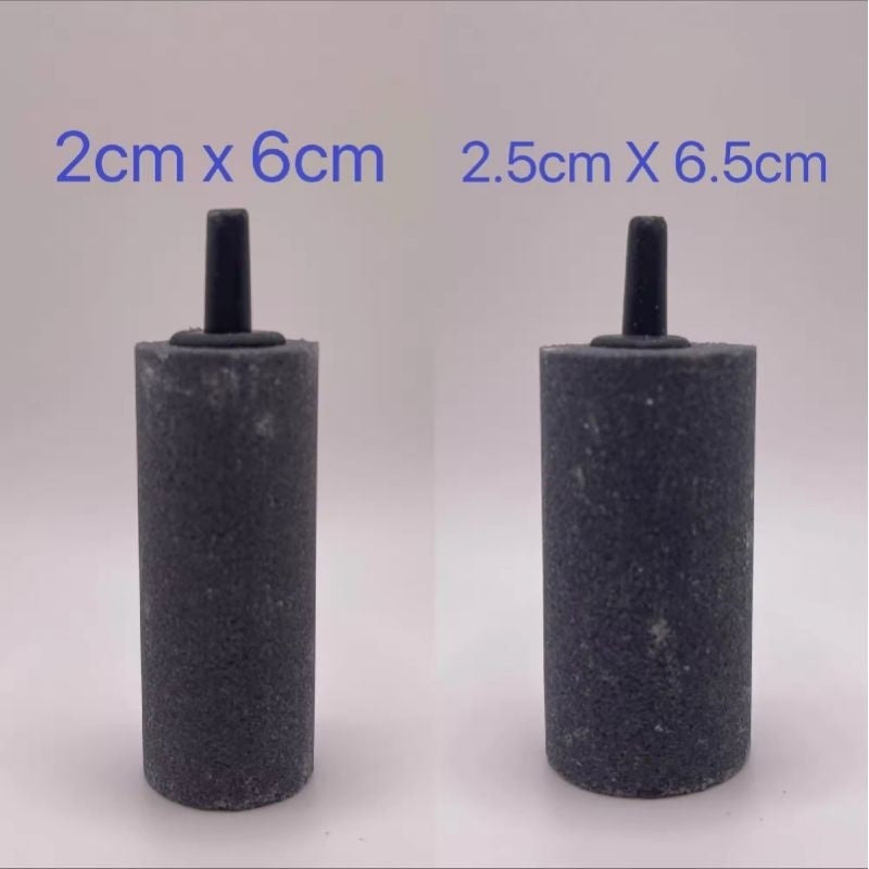 Batu Udara Silinder (2cm x 6cm / 2.5cm x 6.5cm) – Cylinder Oxygen Air Stone for Aquarium, Fish Pond & Landscape