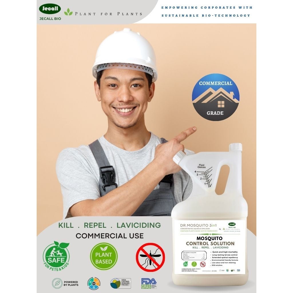 Jecall-Bio DrMosquito 3in1 – Spray Penghalau Nyamuk Semula Jadi, ULV Fogging, Anti-Mosquito Solution